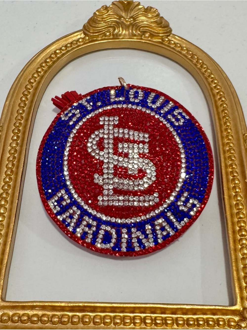 New St. Louis Cardinals Crystal Keychain Bag Charm